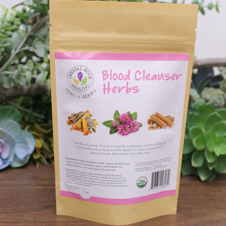 Crystal Rock Healing, LLC - Wholesale Health/Detox Tea - Blood Cleanser Loose Herb 2oz Organic0