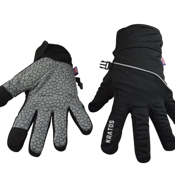 Kratos – Großhandel Handschuhe – Unisex – Winddichte Winter-Fahrradhandschuhe, warm, rutschfest, gepolsterter Touchscreen, für kaltes Wetter, Radfahren, Wandern, MTB, für Herren und Damen5