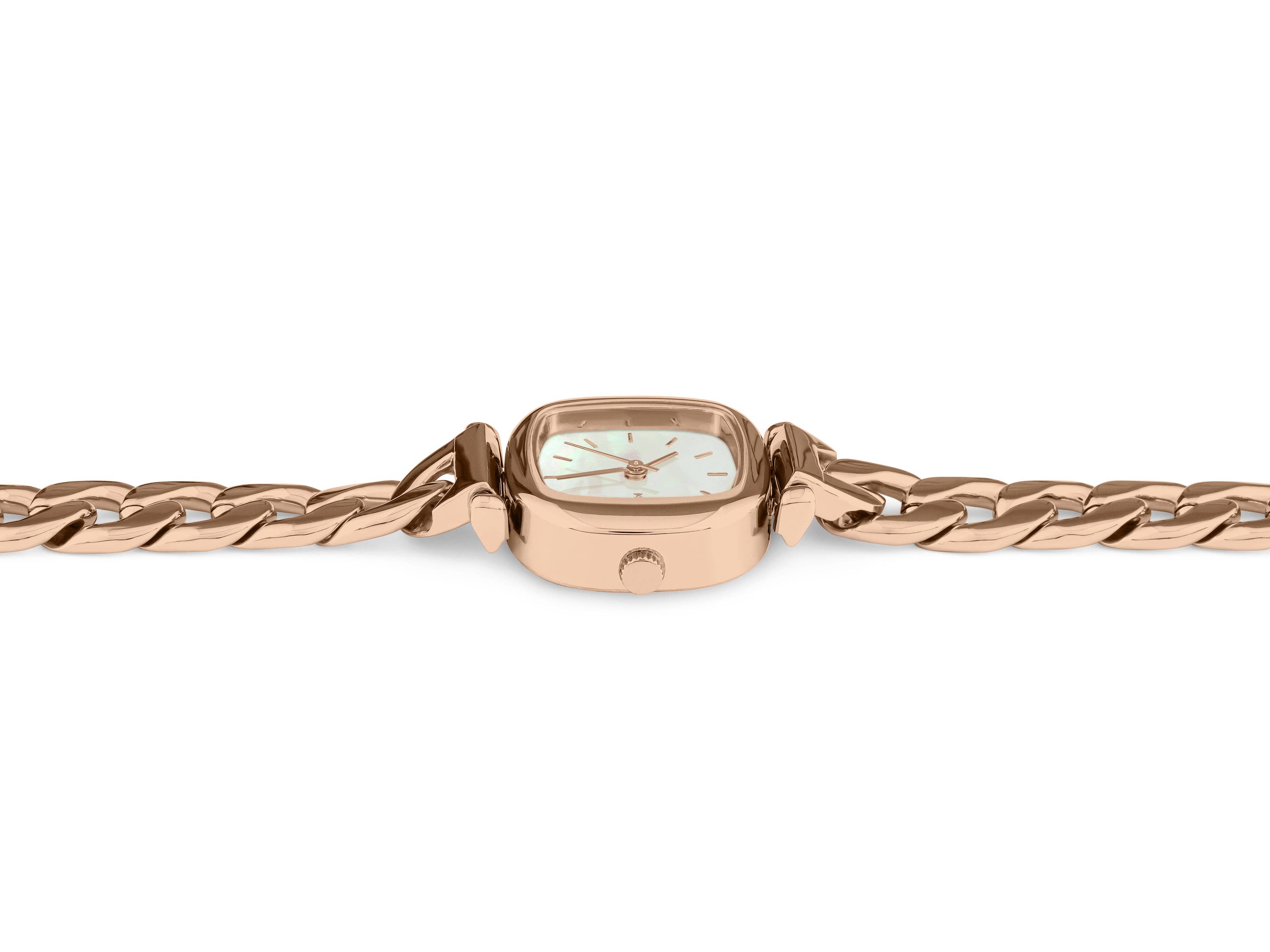 Komono – wholesale Wrist watch – Women's – KOMONO Watches for Women -Moneypenny Revolt Rose Gold White1