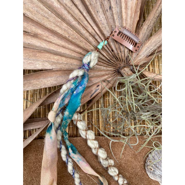 Sea Gypsy Designs - Venta al por mayor Goma para el pelo - Mujer - Rubio Océano + Encaje Gitano-Rasta -hilo-rasta-brillo- bonito