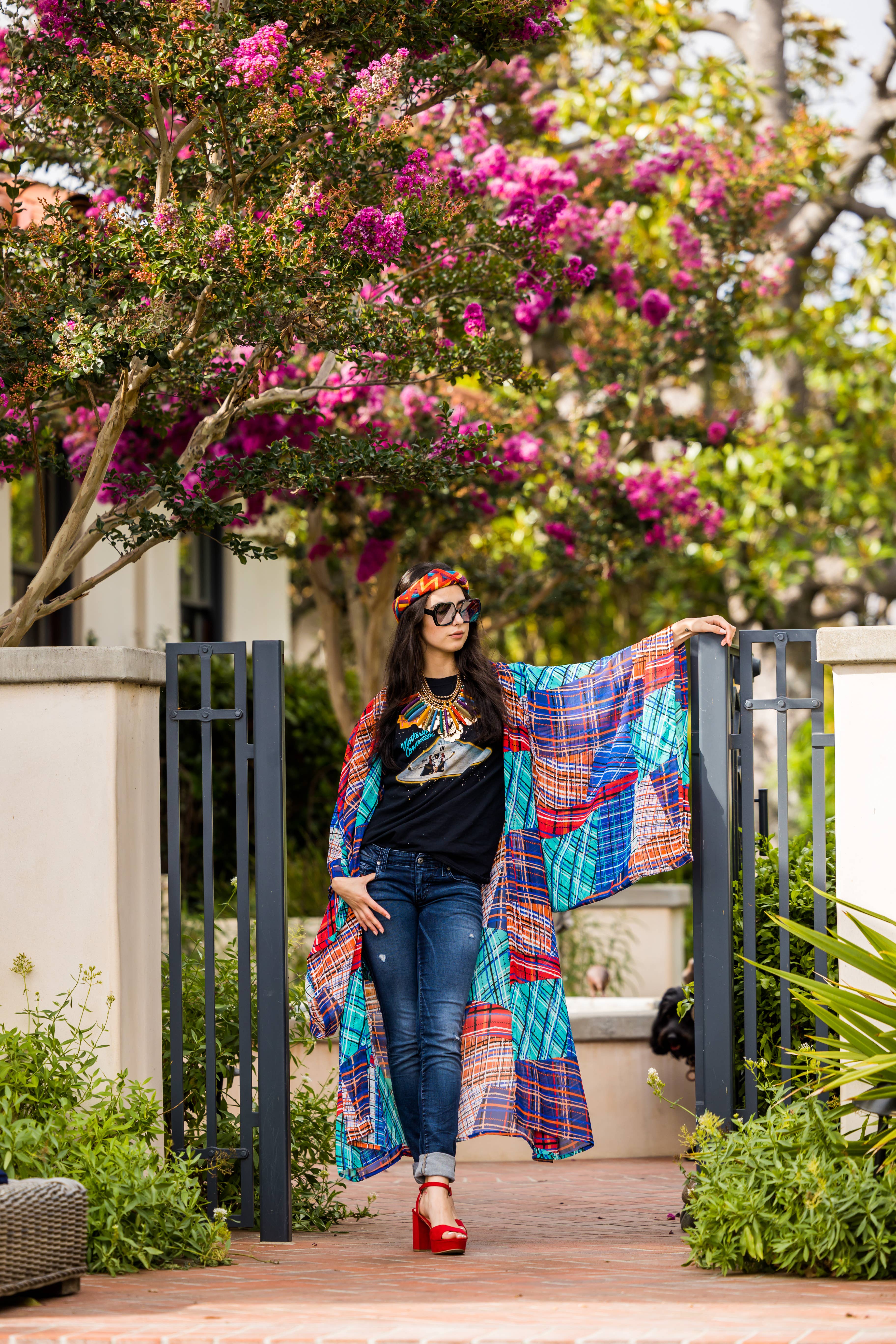 Jennafer Grace - Wholesale Kimono - Dames - Nu Tartan Kimono4