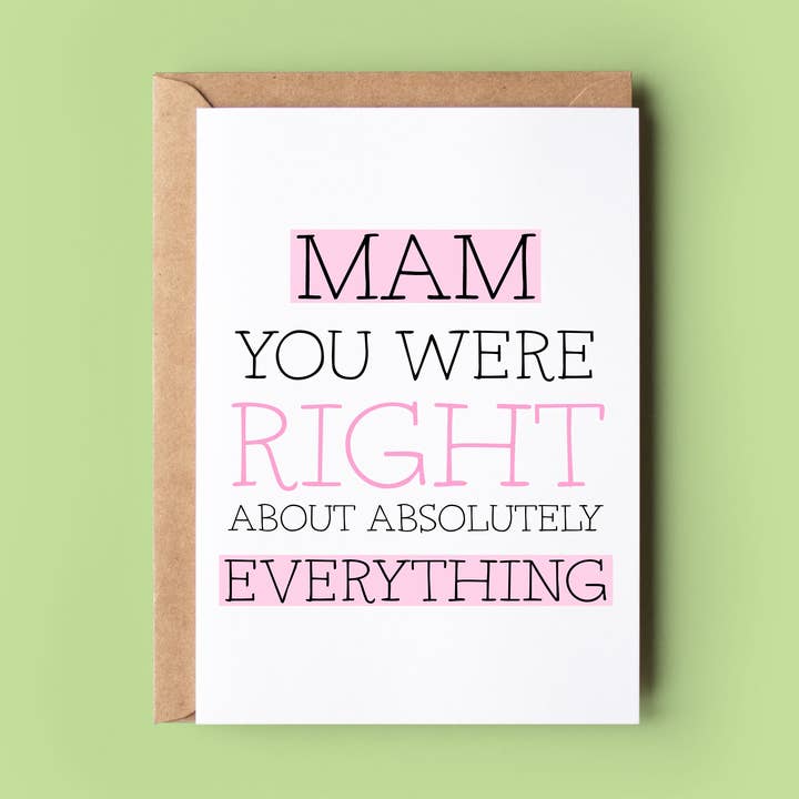You Were Right for wholesale by Wonky Cards