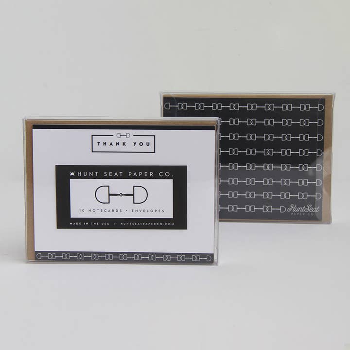 Paquete de 10 Tarjetas de Agradecimiento para venta al por mayor de Hunt Seat Paper Co.