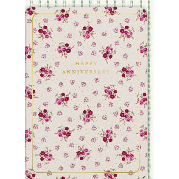 Foil Card-Pia Bouquet Anniversary for wholesale by Vevoke