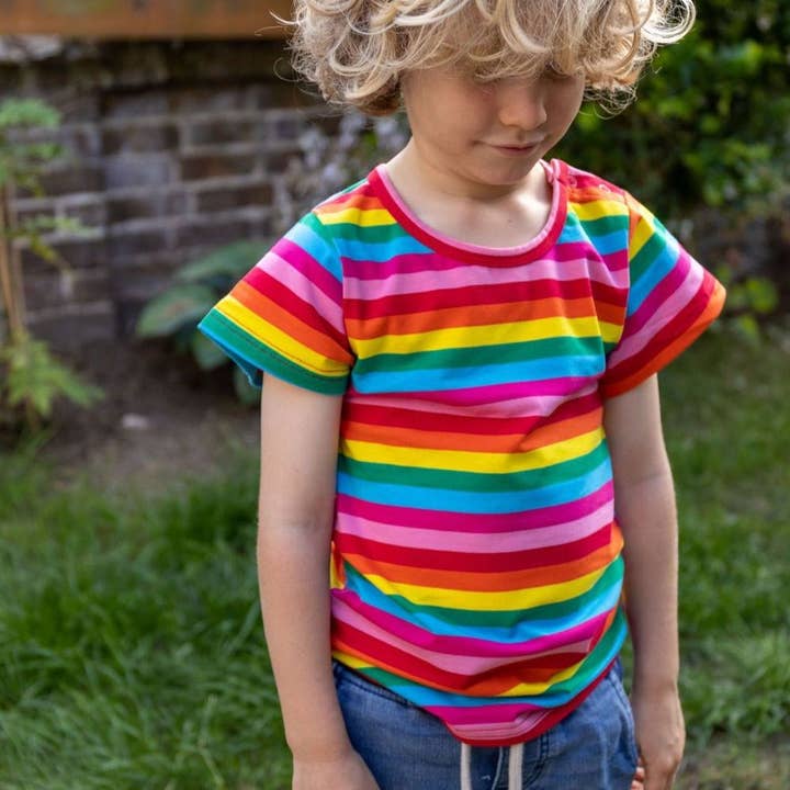 Regenboog Stijlvol Kinder T-shirt voor wholesale door Stylish Collective