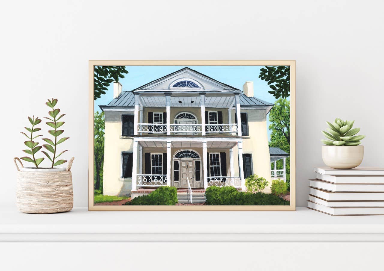 Kristin Holzer Art - Wholesale Art Print - Rose Hill Plantation State Historic Site Fine Art Print2