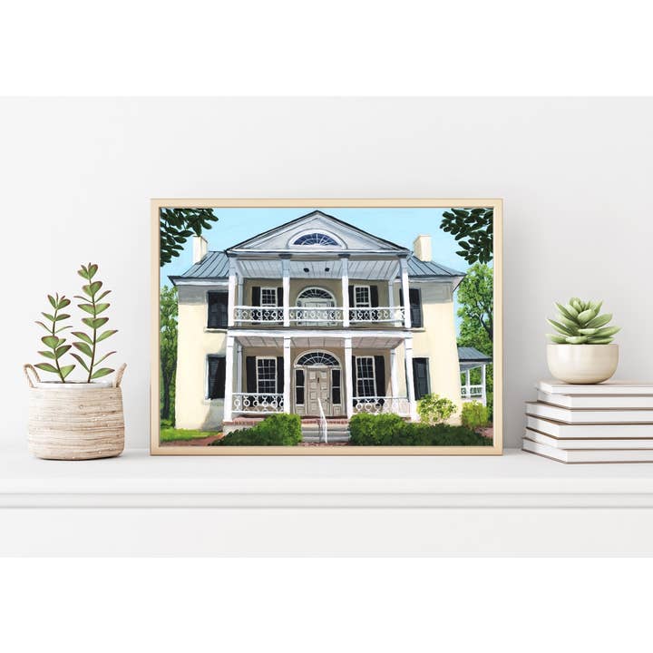 Kristin Holzer Art - Wholesale Art Print - Rose Hill Plantation State Historic Site Fine Art Print2
