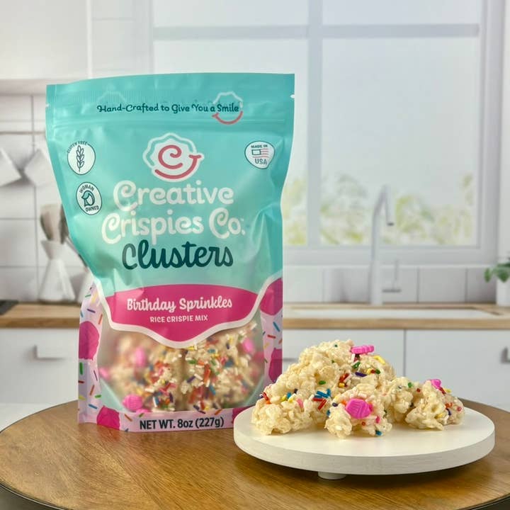 Creative Crispies Co. - Wholesale Cookie - "Clusters" Birthday Sprinkles Crispie Mix- Case of 60