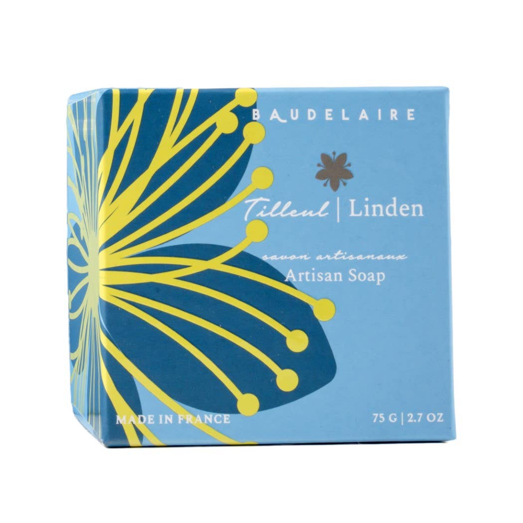 Baudelaire - Wholesale Zeepblok - Linden doos met 2 barretjes 2,7 oz0