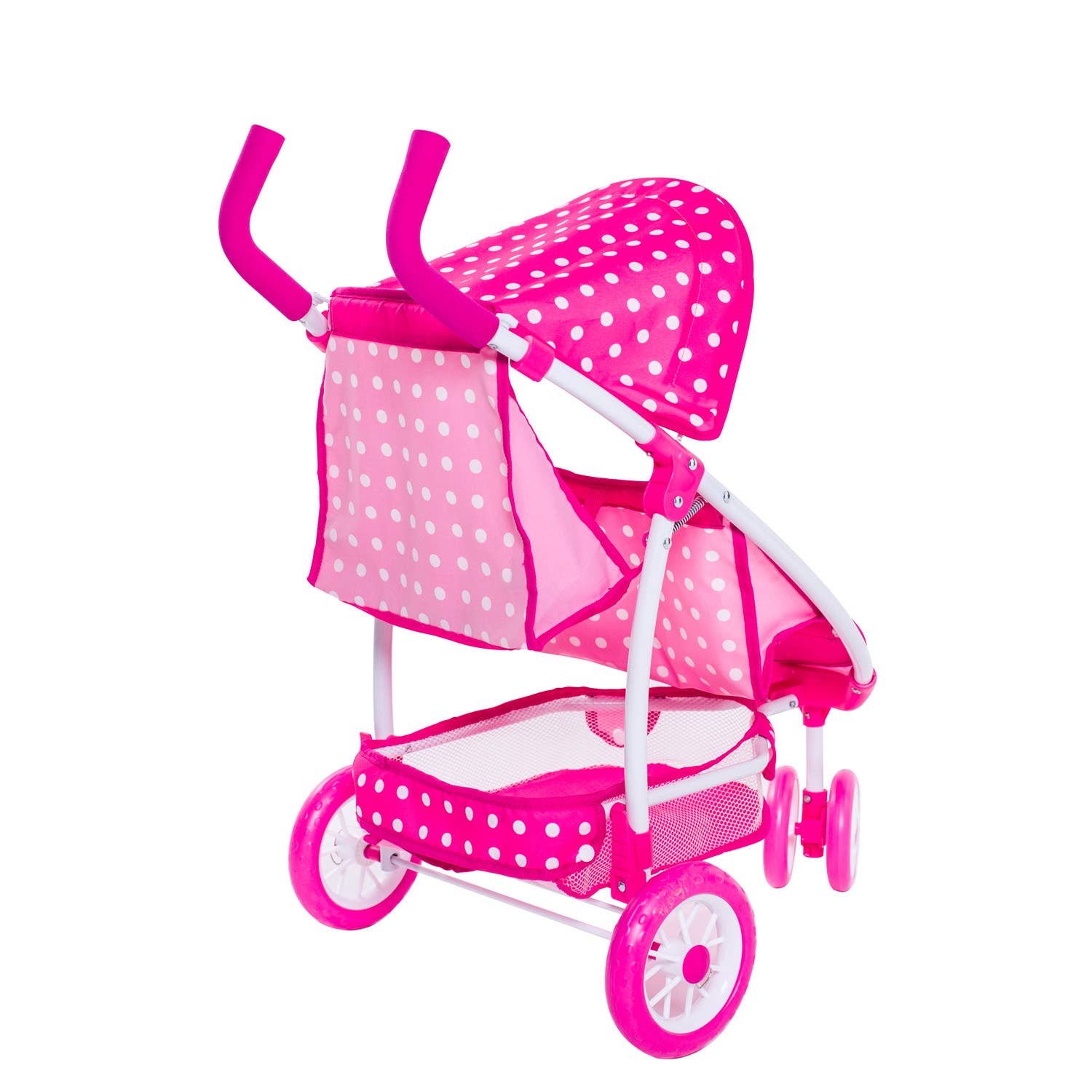 Roma - Vendita all'ingrosso Passeggino per bambole - Bambini - Carrozzina Tandem Roma Dotty2