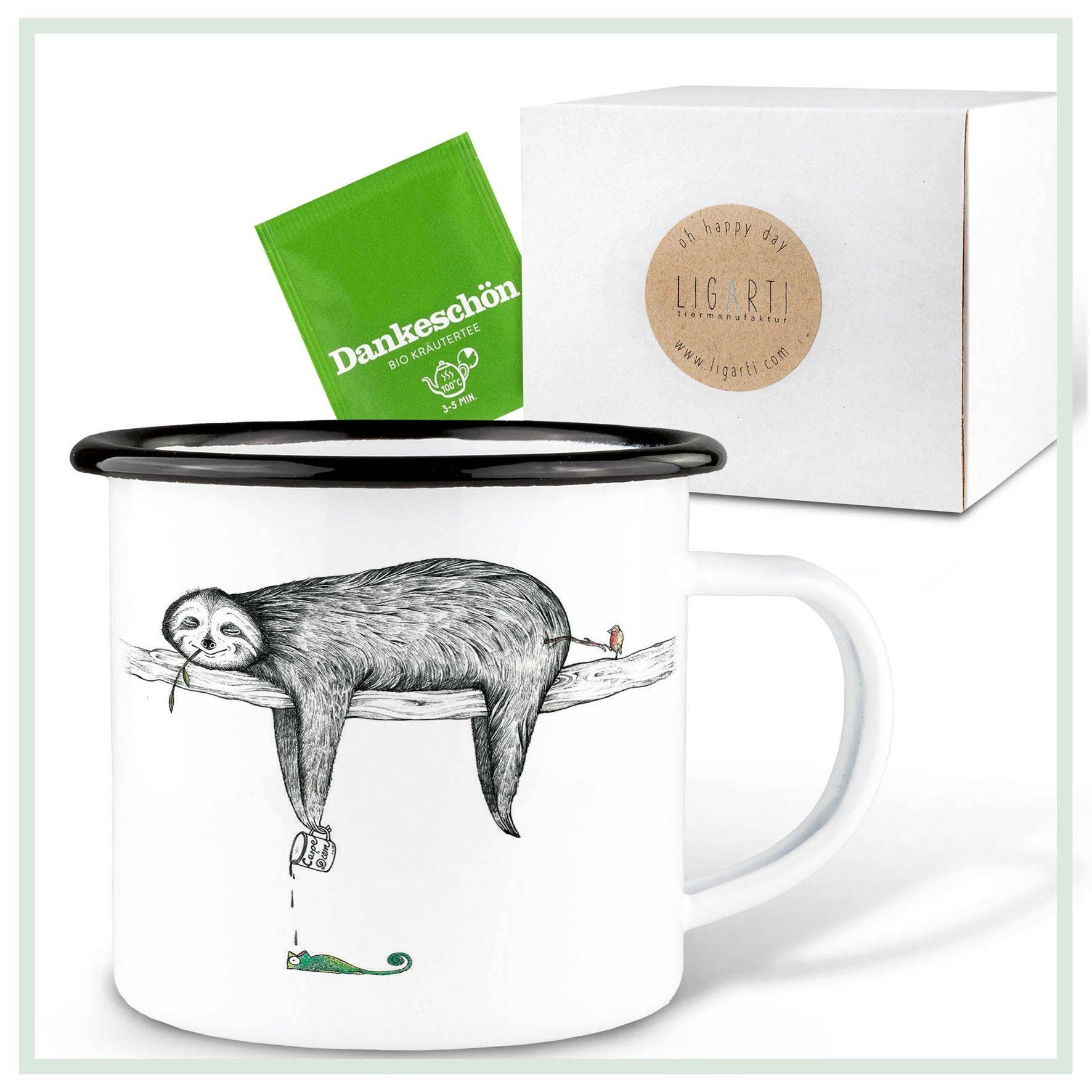 LIGARTI - Venta al por mayor Taza - Taza esmaltada – Perezoso2