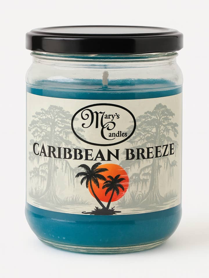 Vela Brisa Caribeña 🌊🌴 para venta al por mayor de Mary's Candles Inc