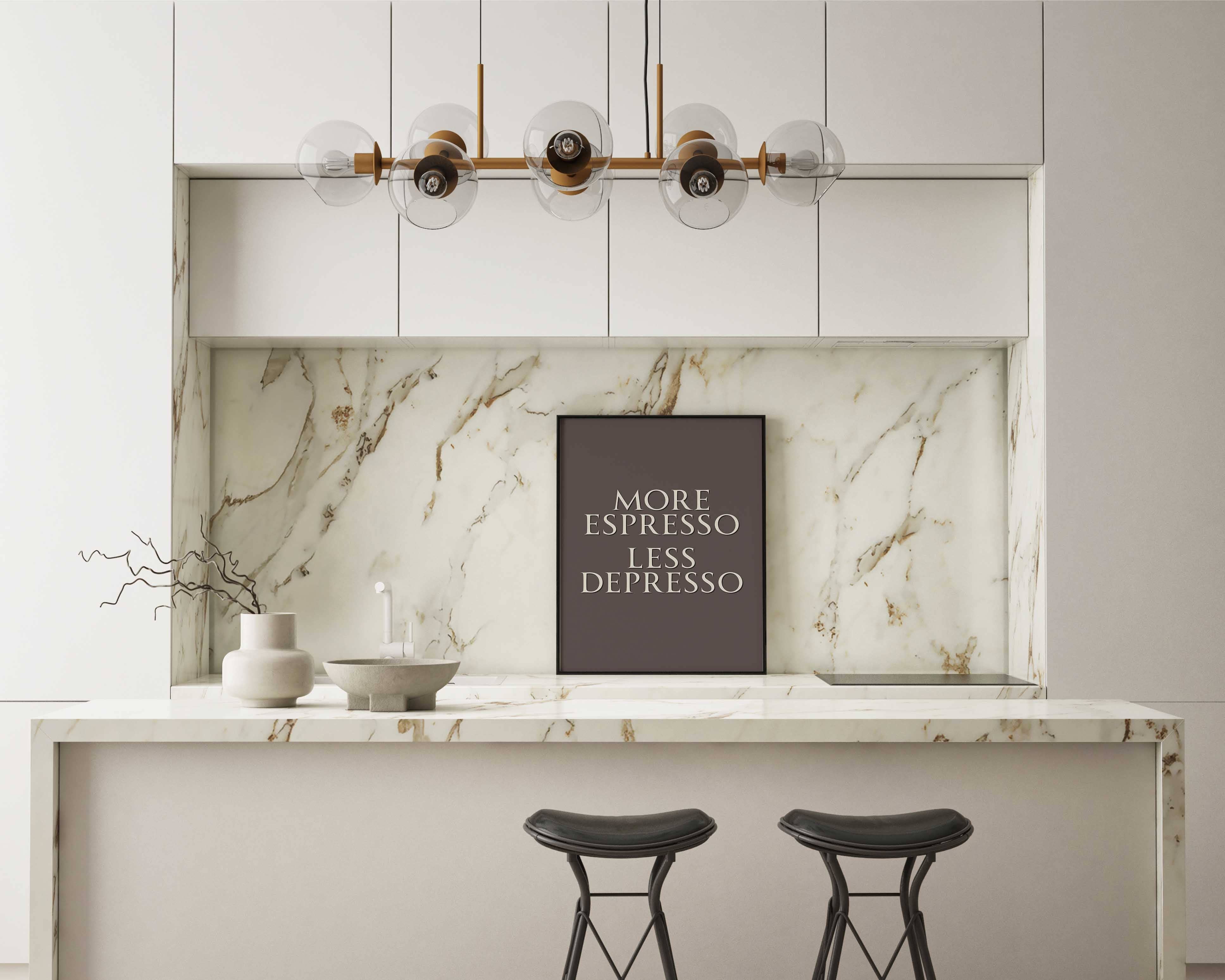 D'LUXE PRINTS - Wholesale Art Print - More Espresso Less Depresso Print7