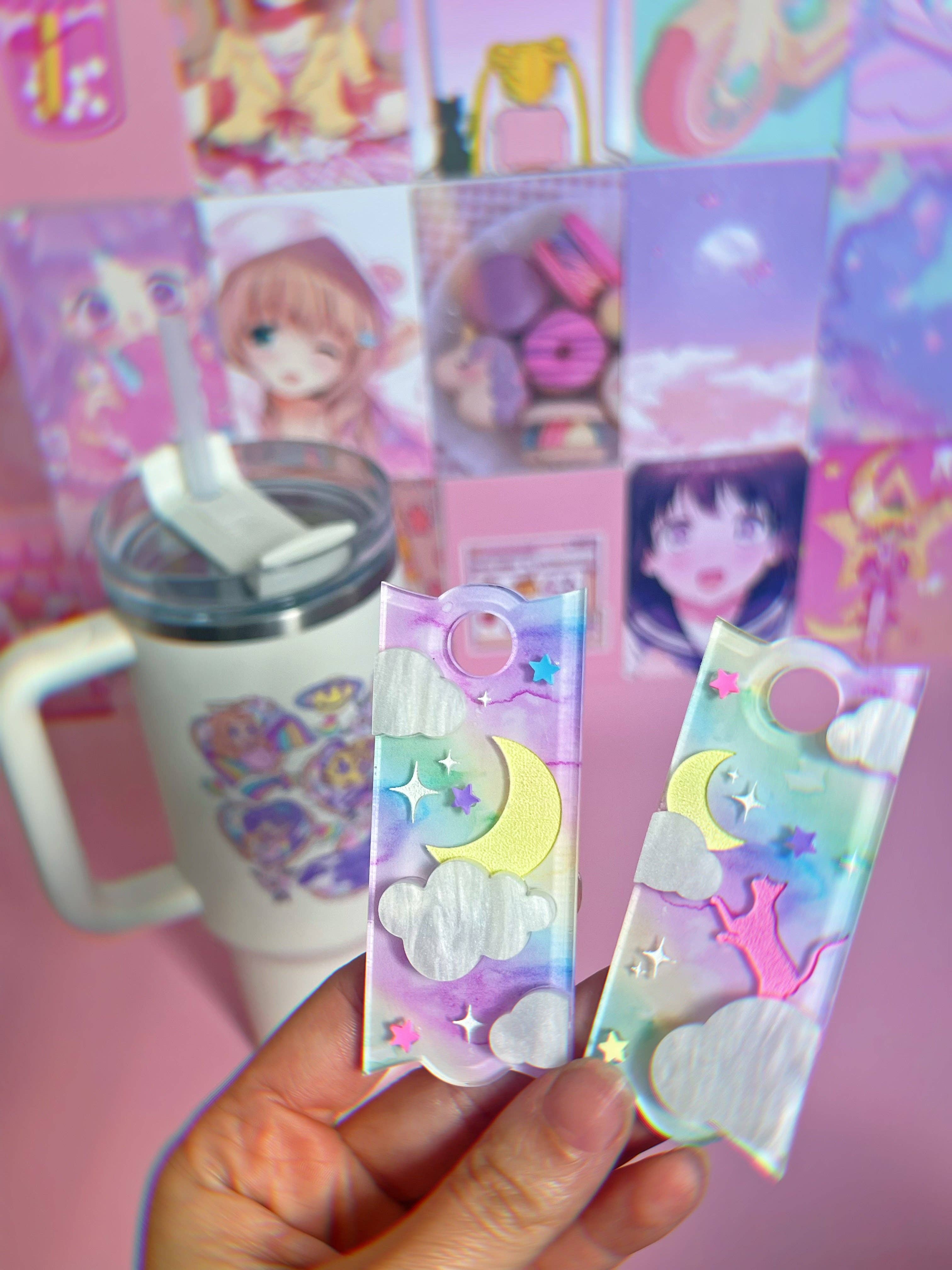 Cosmic lovely - Wholesale Drink Topper - Cosmic Moon H2.0 Cup Topper 40oz | 30oz | 20 oz1