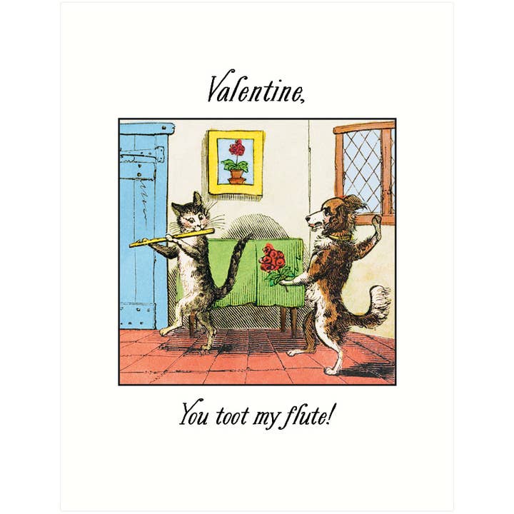 Lucca Paperworks - Wholesale Valentine's Day Card - Valentine Flute | Valentine Greeting Card