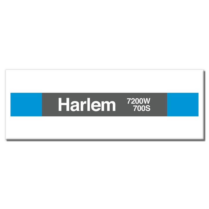CTAGifts - Wholesale Magnet - Harlem (Blue 7200W 700S) Magnet