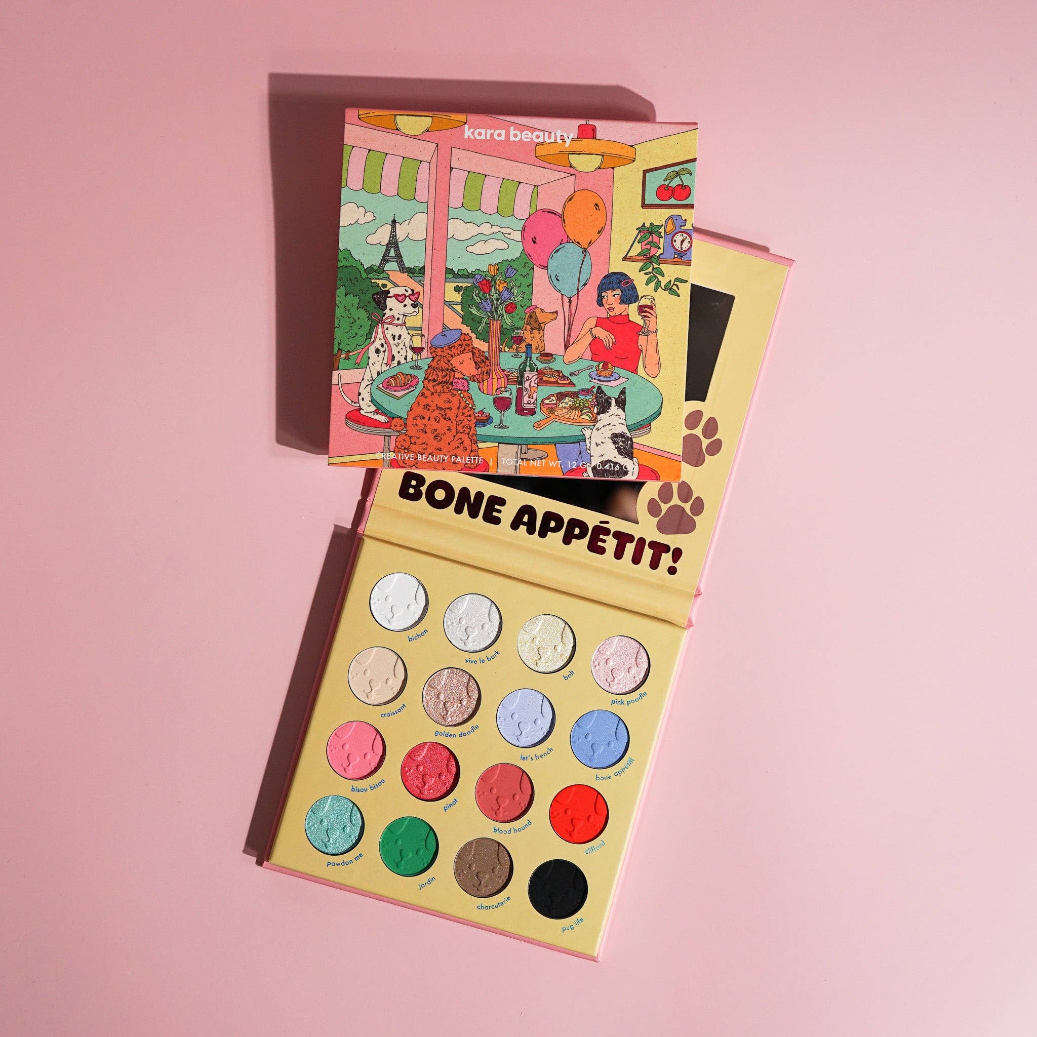 Kara Beauty - Wholesale Eyeshadow Palette - PARDON MY FRENCHIE Creative Beauty Palette2