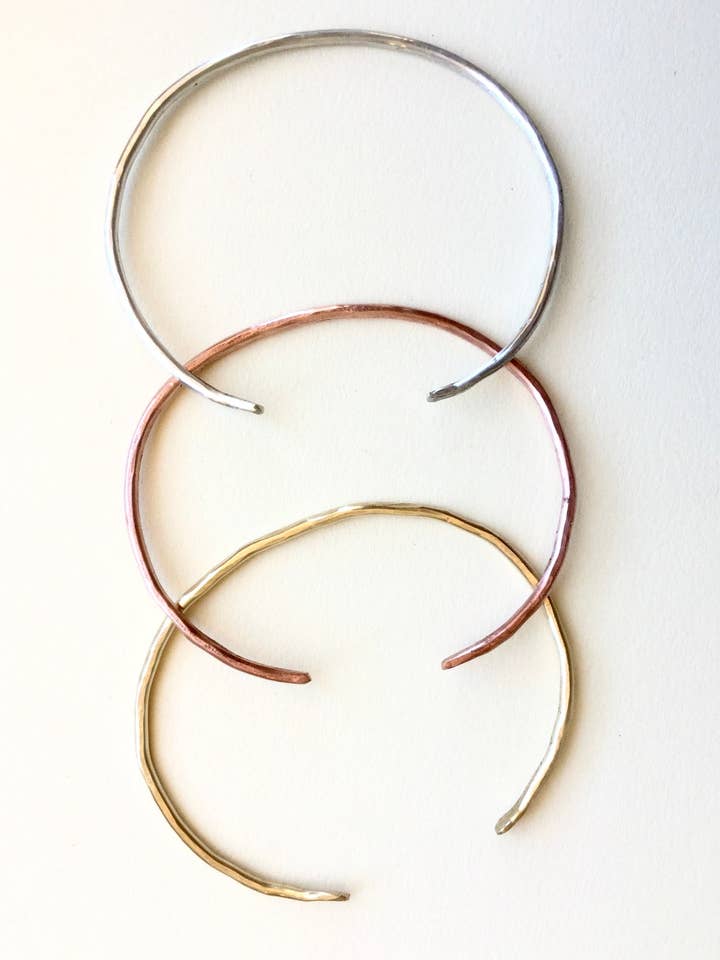 Eenvoudige smalle manchet voor wholesale door Studio451Jewelry