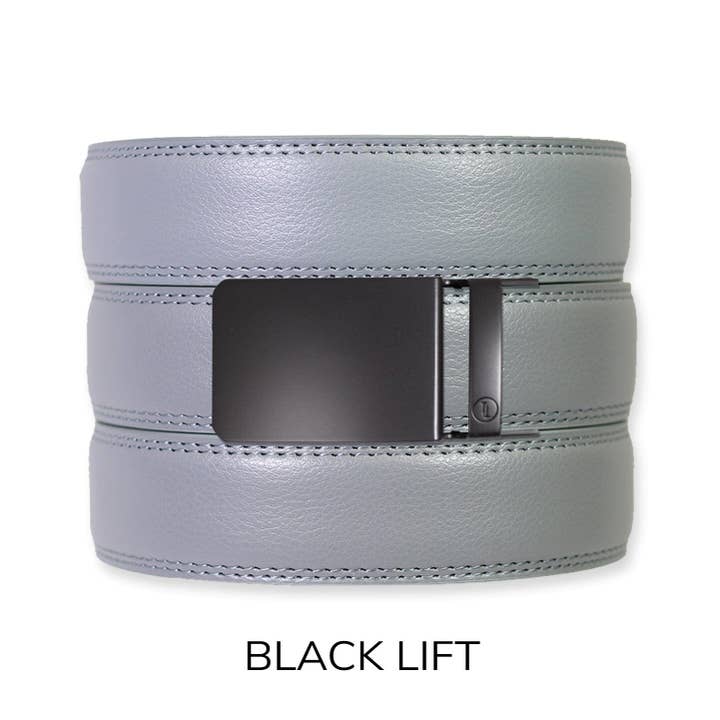 Tough Apparel - Wholesale Belt - Men's - Slate Leather Ratchet Belt & Buckle Set