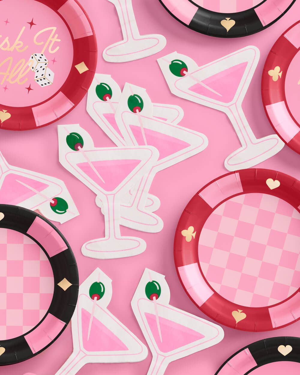 xo, Fetti - Wholesale Disposable Napkin - Extra Dirty Napkins - 25 paper napkins, Martini, Birthday2