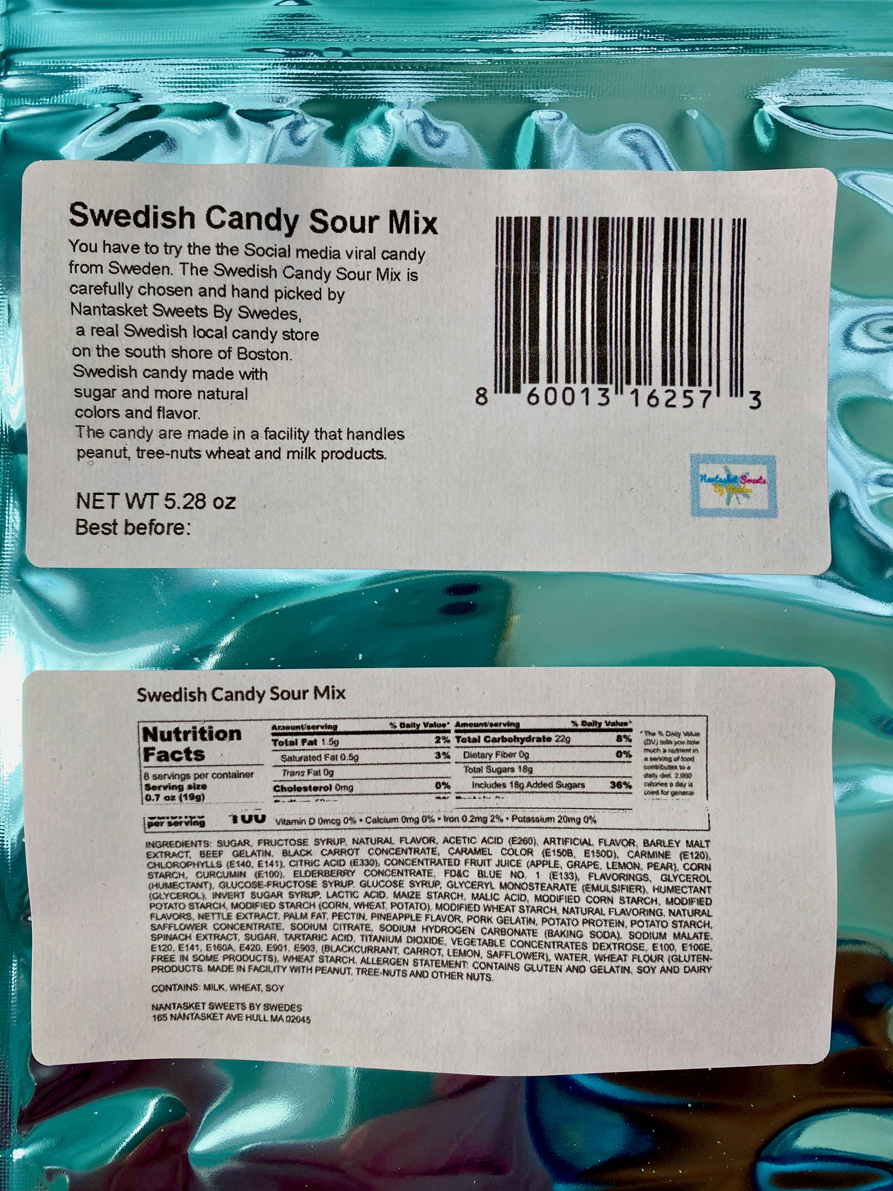 Nantasket Sweets By Swedes - Wholesale Gummy - Swedish Candy Sour Mix5