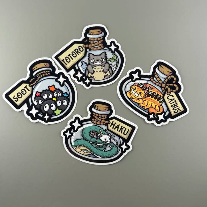 GoopyGoblins - Wholesale Sticker - Ghibli Potions Vinyl Sticker4