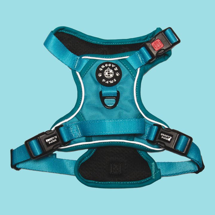 Grip & Groove Harness - Tealin' Good for wholesale by Groovy Paws