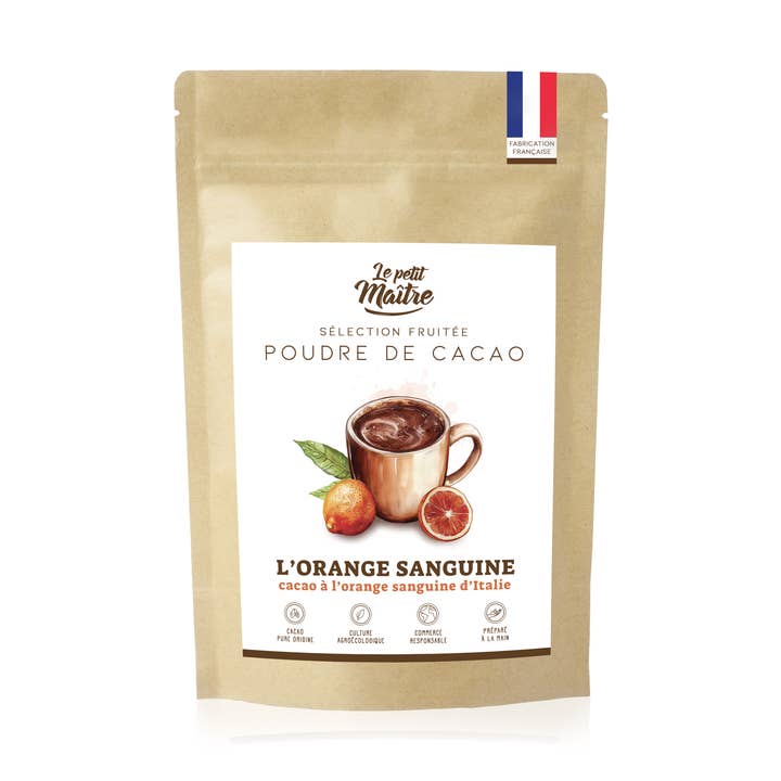 Blood orange cocoa powder from Italy for wholesale by Le petit maître