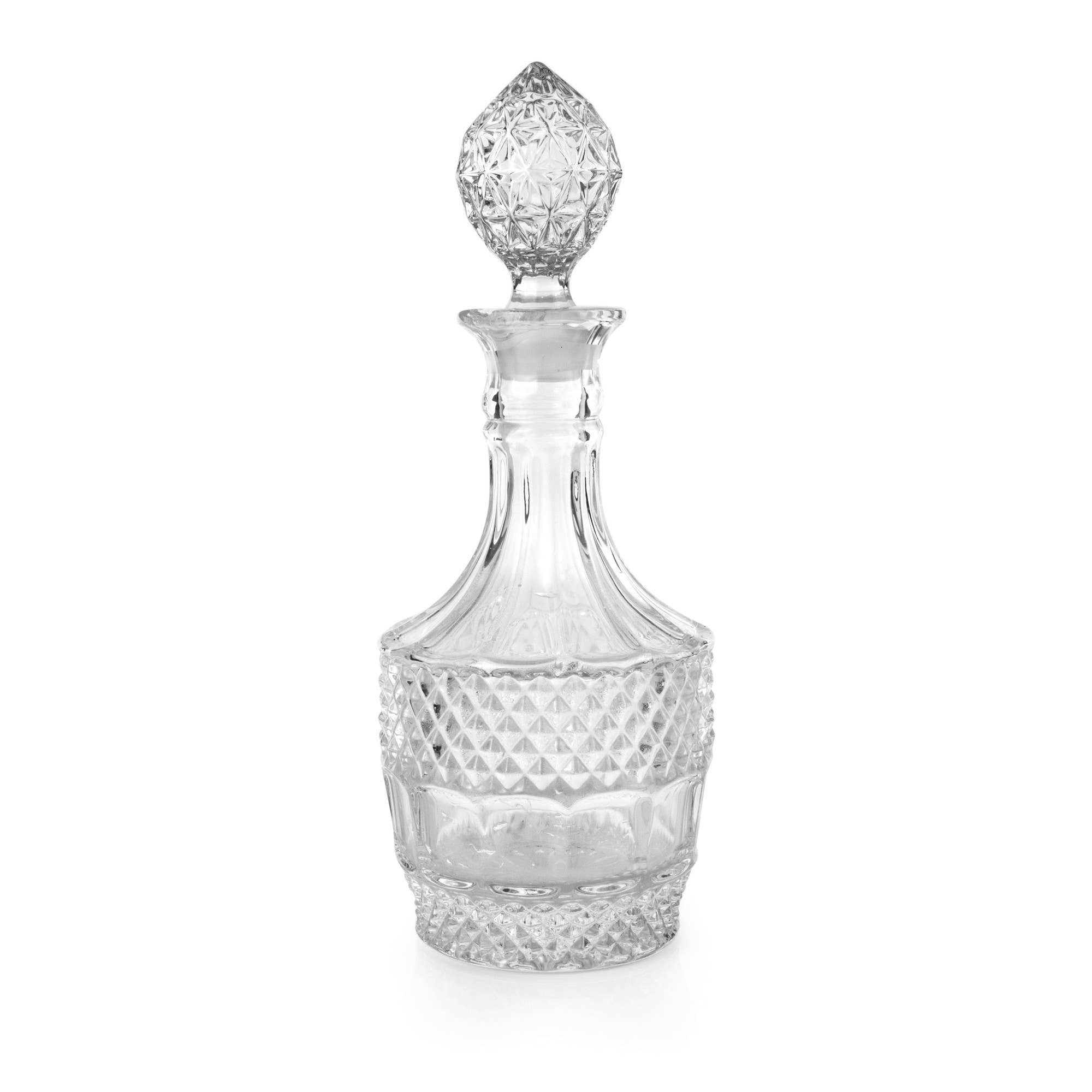 Twine - Vente Carafe - Carafe en cristal facetté de style vintage0