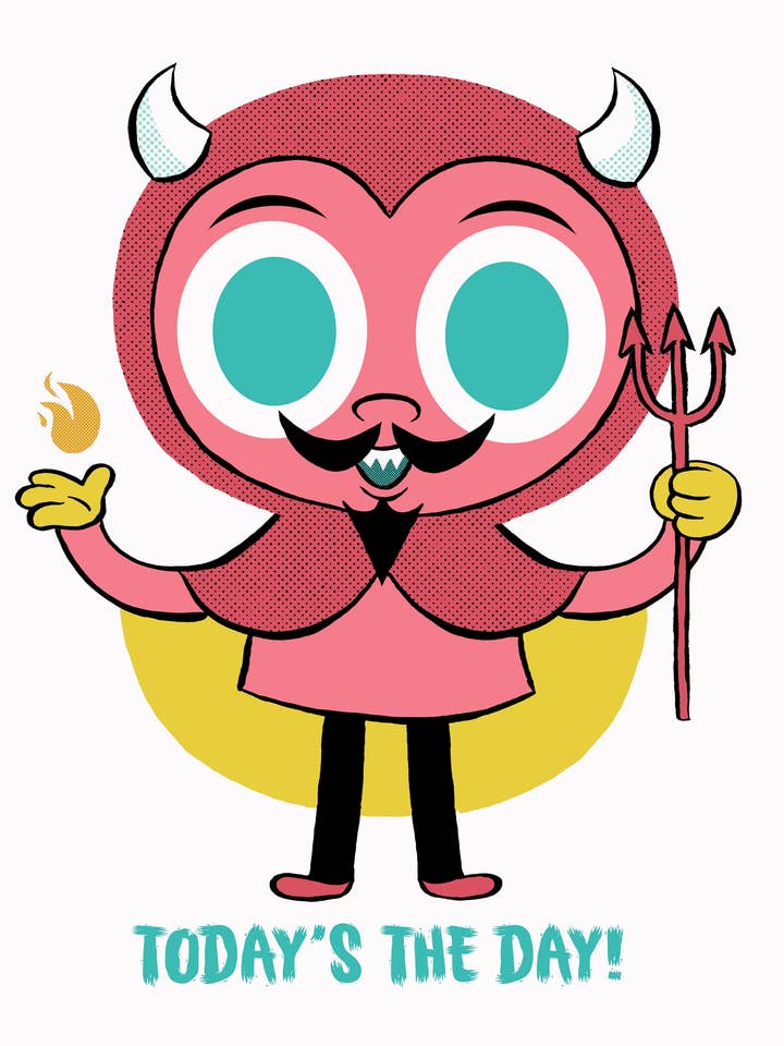 "Today's the Day!" 8 X 10 print for wholesale by Jellykoe