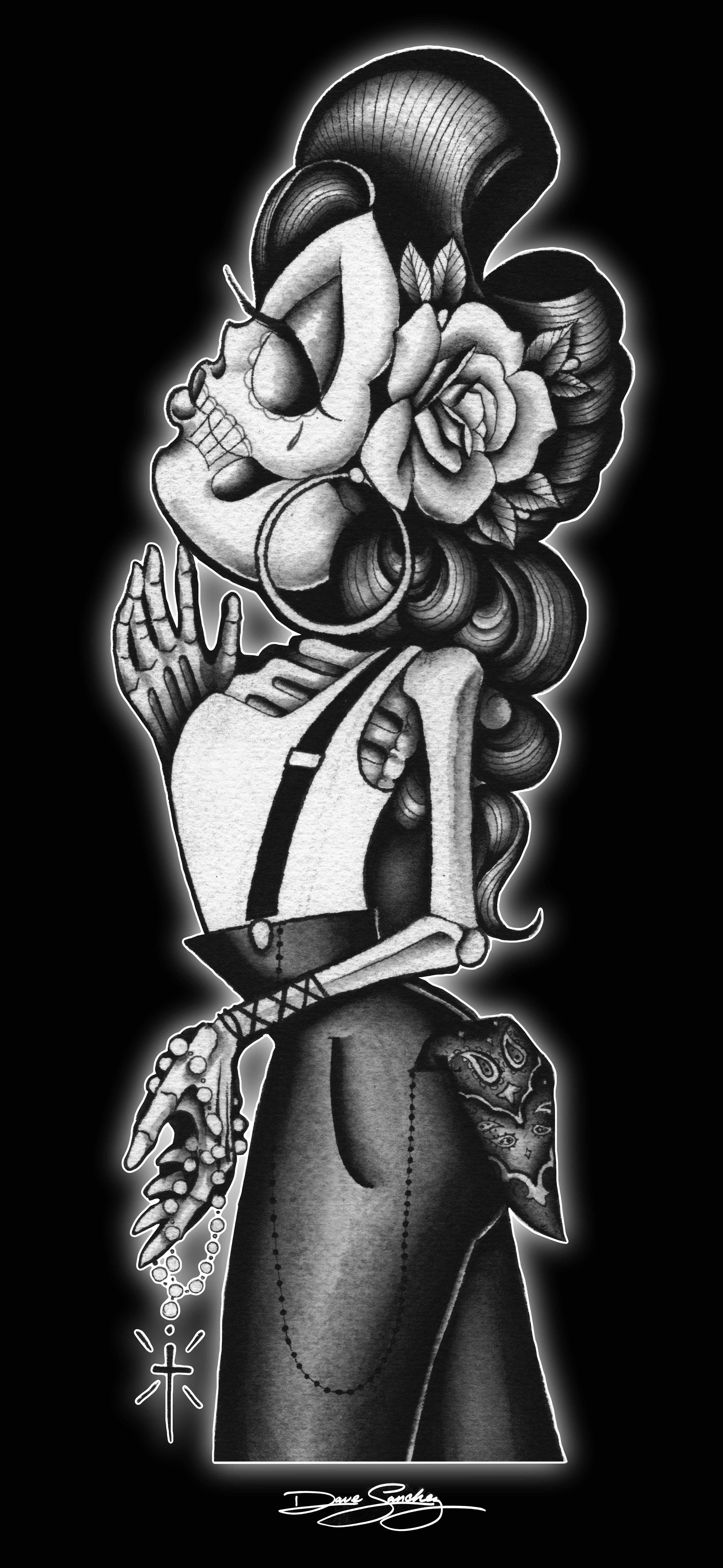 Preto Rosie - T-shirt Gráfica de Gola Solta para Mulher para venda a revendedores na Faire2