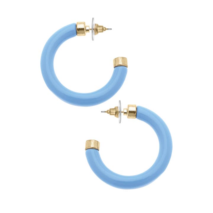 Canvas Style – Engroshandel Hoops – Hillary Resin Hule Øreringe