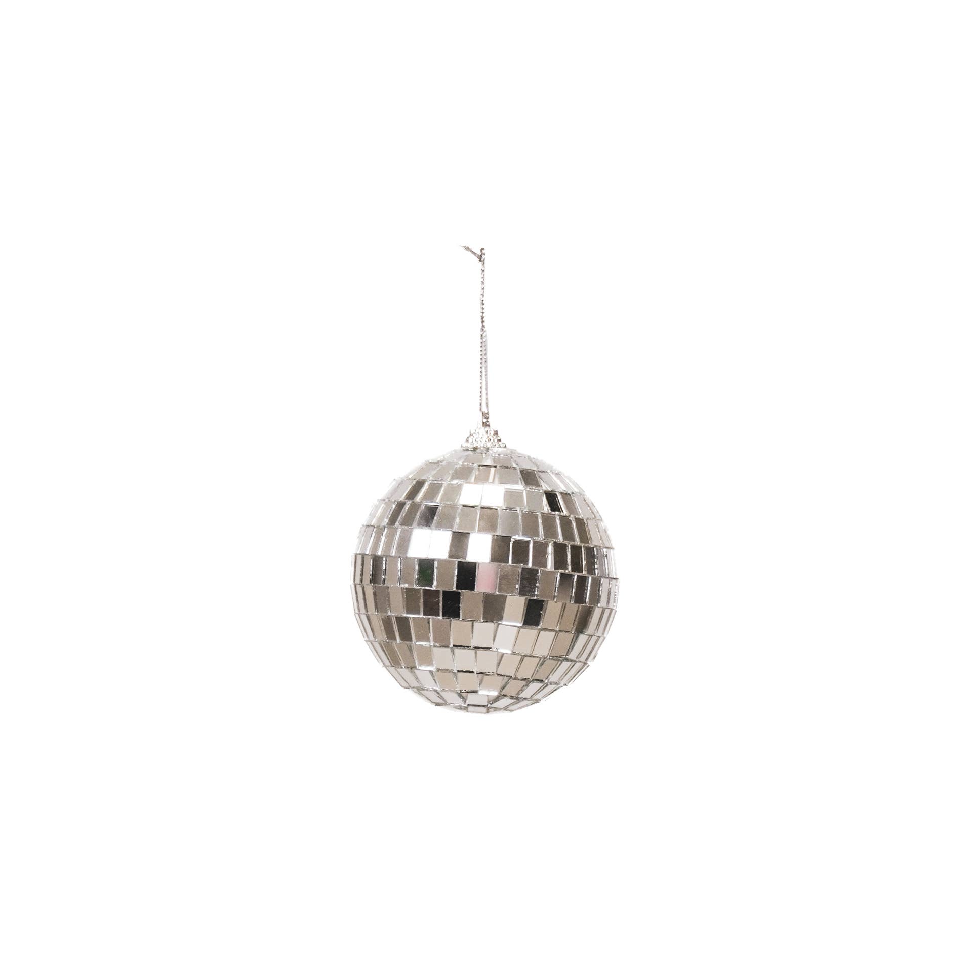 Housevitamin bv - Wholesale Ornament - Christmas Decoration - Christmas Hanger - Discoball - Foam - Silver - 10x10x10cm