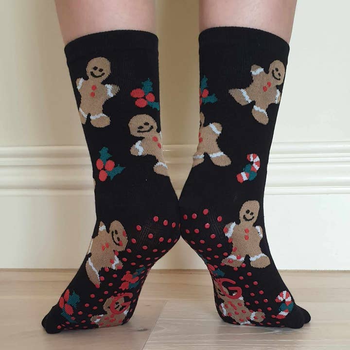 Gripperz Socks - Wholesale Socks - Women's - Christmas Grip Socks