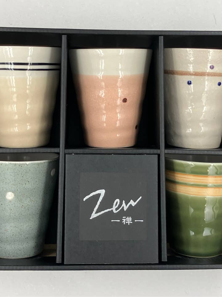 Yamasei Japanese Minoware Tumbler set - 5 piece for wholesale by farmette