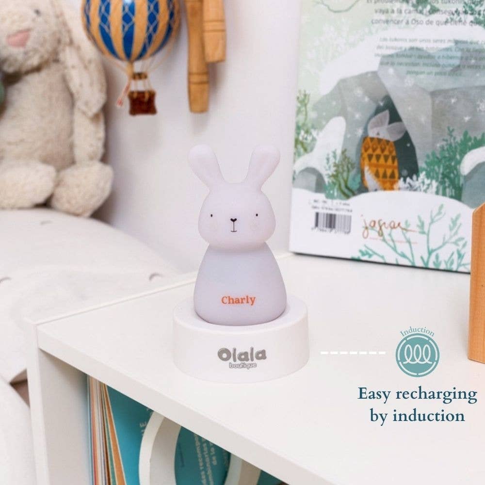 Olala Boutique - Wholesale Night Light - Kids & Baby - Charly Rabbit LED Night Light - Induction Charging3