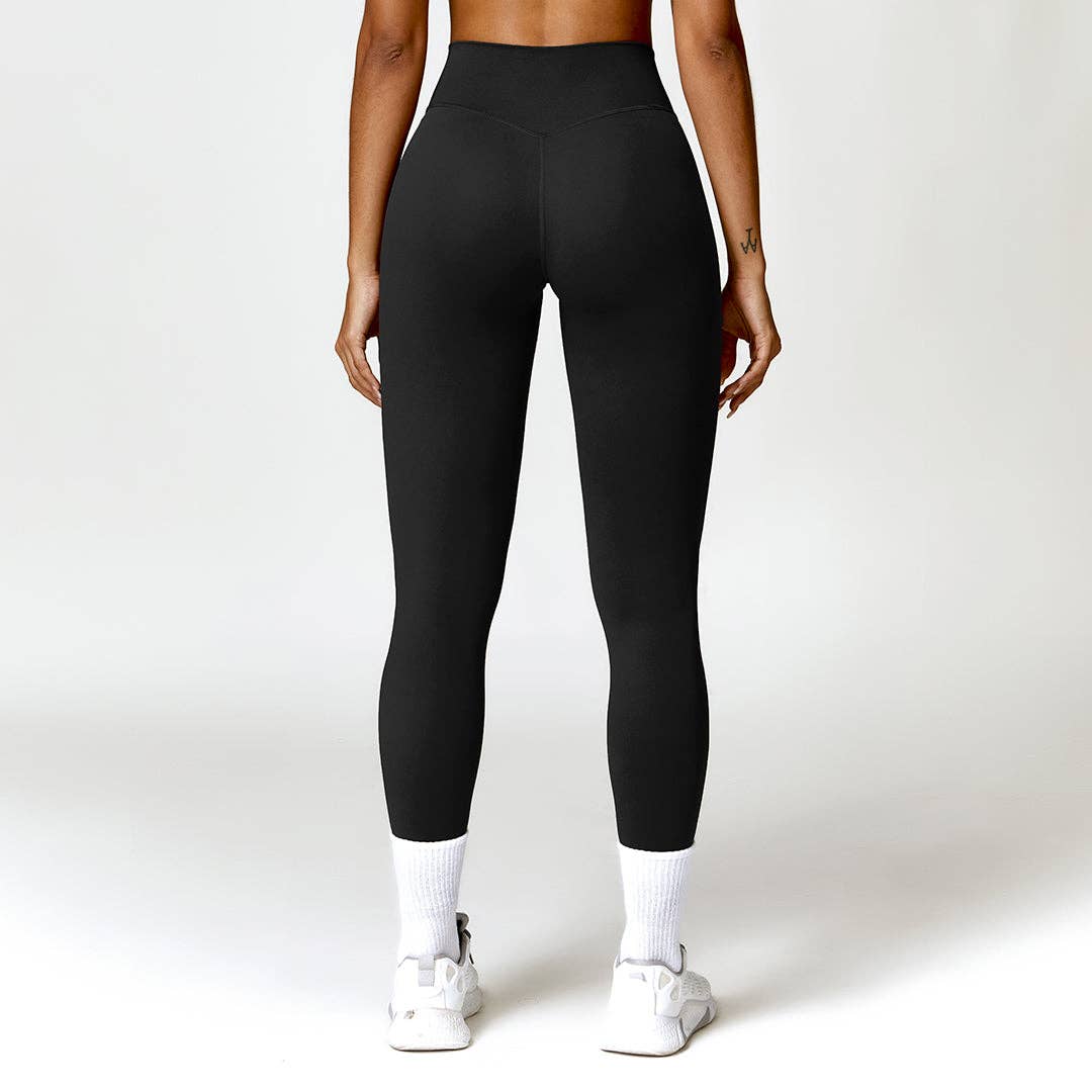 WONDERXFANS - Vendita all'ingrosso Leggings sportivi/loungewear - Donna - Leggings sportivi a vita alta che sollevano i fianchi1