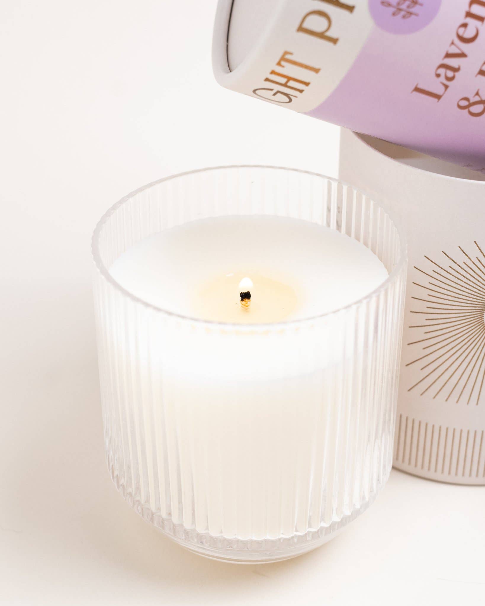 Light Provisions - Wholesale Jar/Filled Candle - 9.5 oz Lavender &  Balsam Candle 4