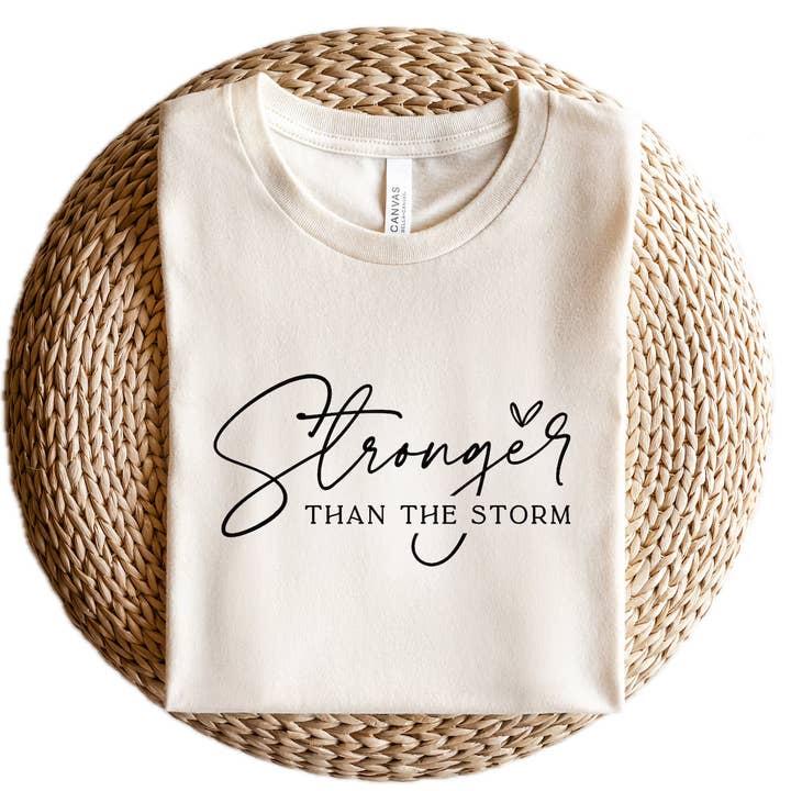 Starkare än stormen grafisk topp för wholesale av PJE PRINTING & CO