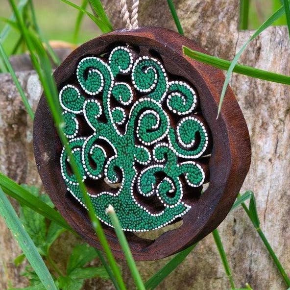 Árvore da Vida Cortada Pintada a Ponto por atacado de Siesta