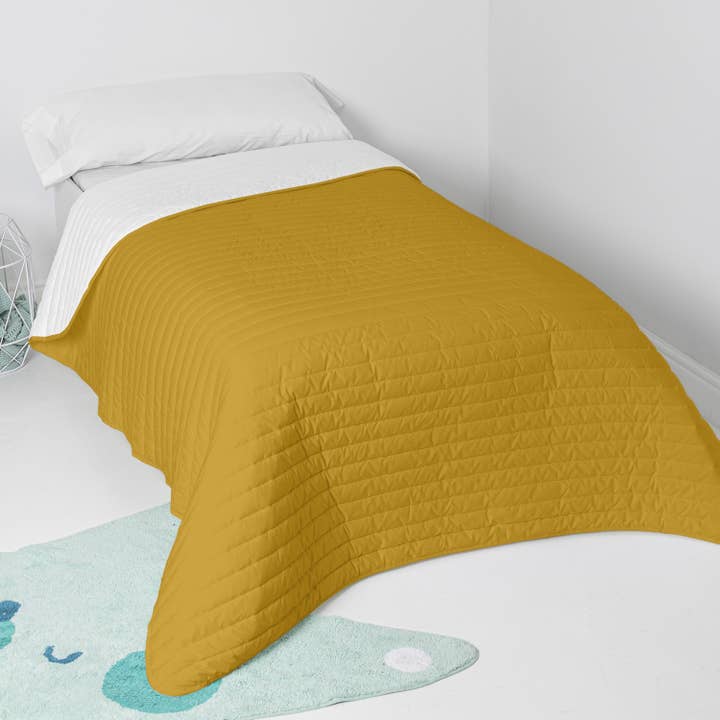 Happyfriday – wholesale Quilt – Kids & Baby – Dash Mustard Bedspread