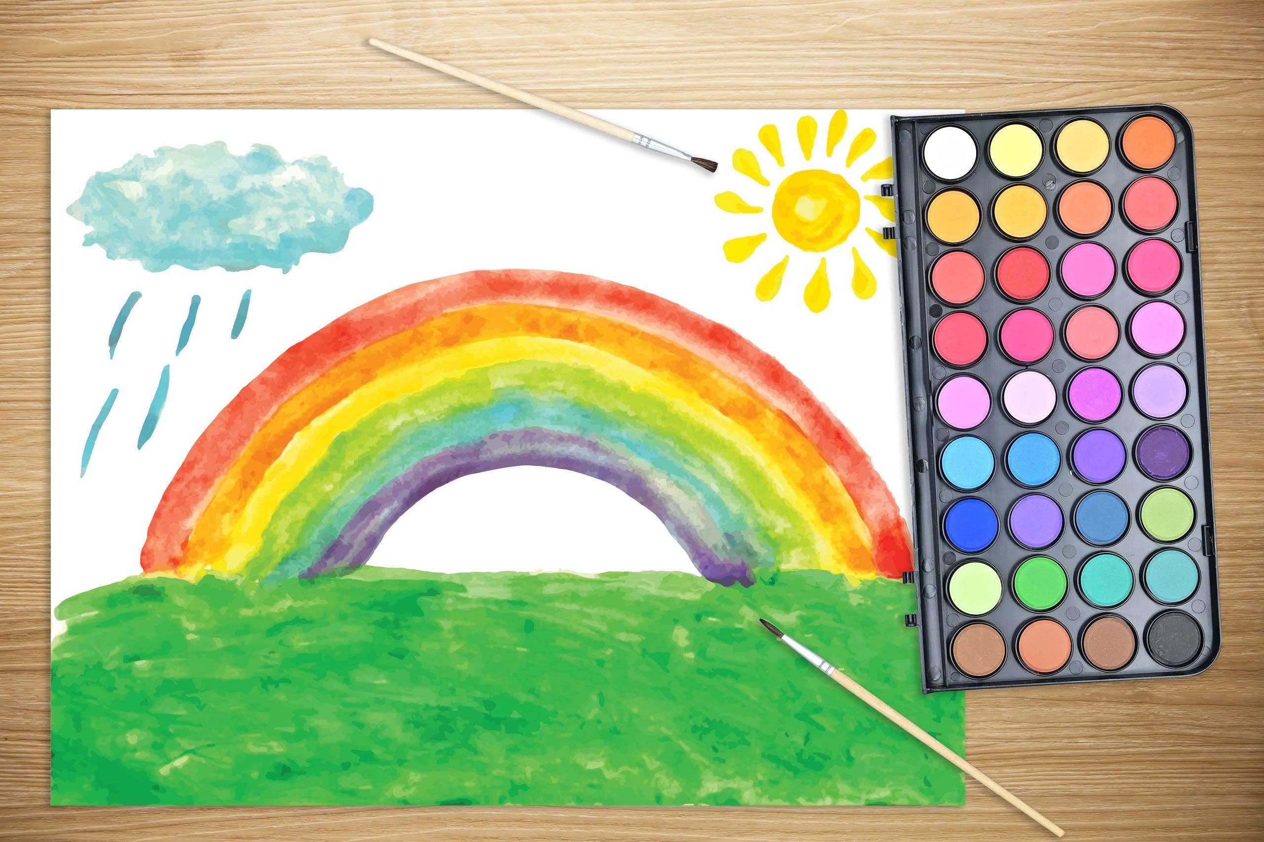 Peter Pauper Press - Wholesale Watercolor Paint - Studio Series Junior Watercolor Paint Set (36 colors)4