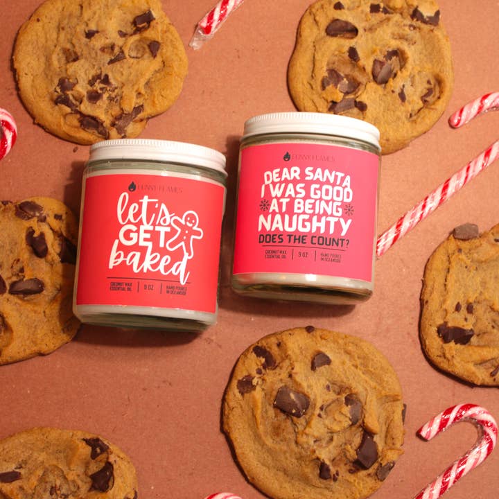 Funny Flames Candle Co - Les Creme - Wholesale Jar/Filled Candle - Holiday 2025 Best Sellers Collection 9oz Candles98