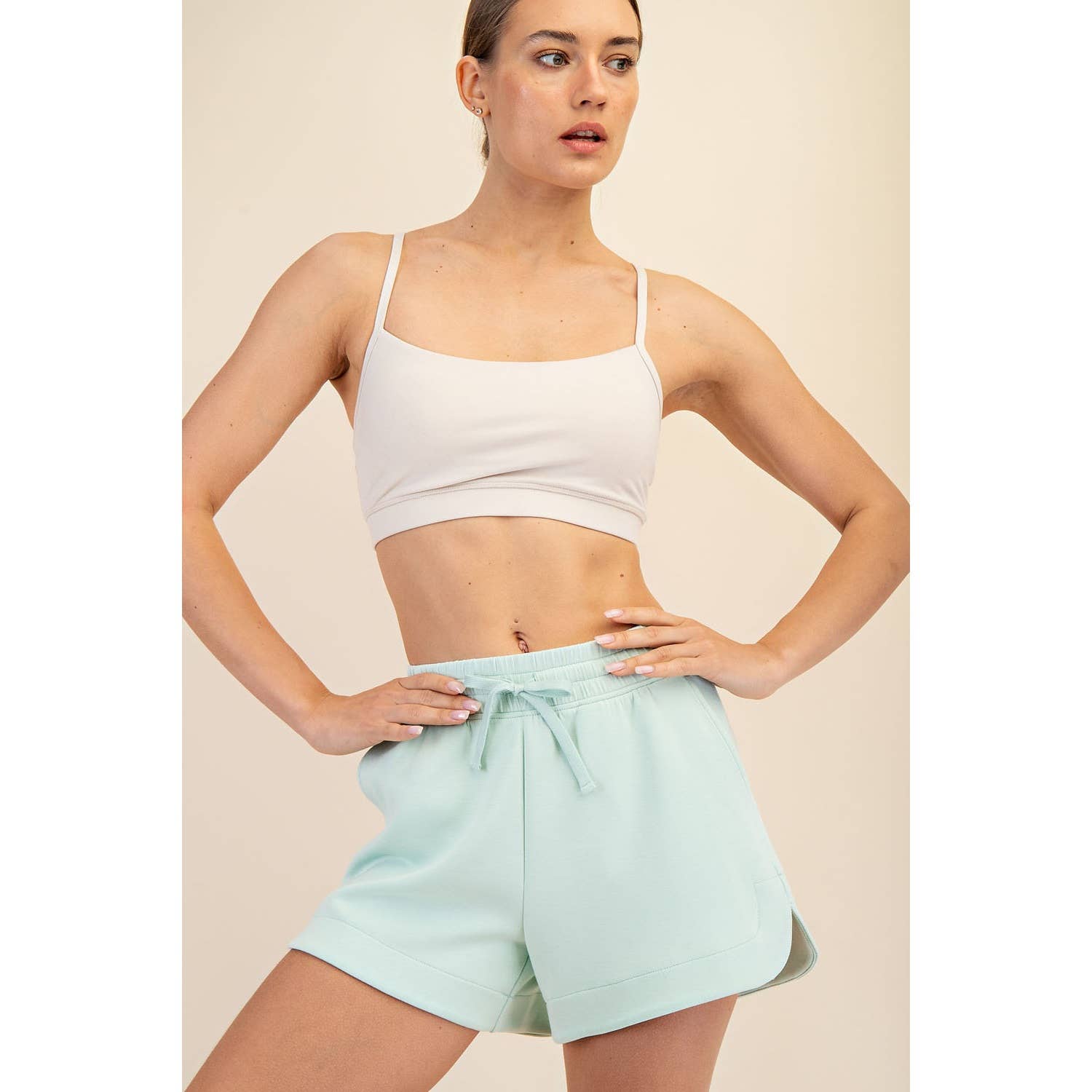 Rae Mode - Wholesale Athletic Shorts - Women's - MODAL SCUBA SHORT PANTS4