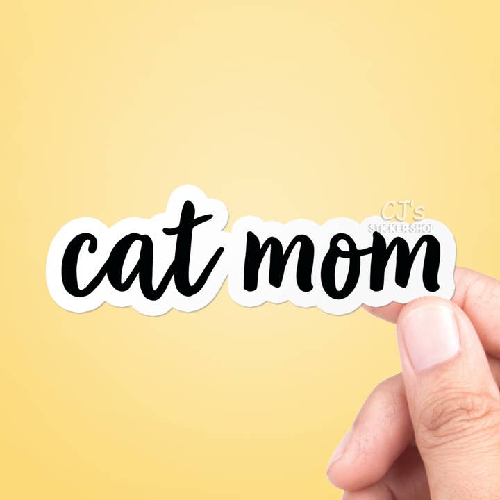 Autocolante Mãe Gata Vinil Decalque por atacado de CJ's Sticker Shop