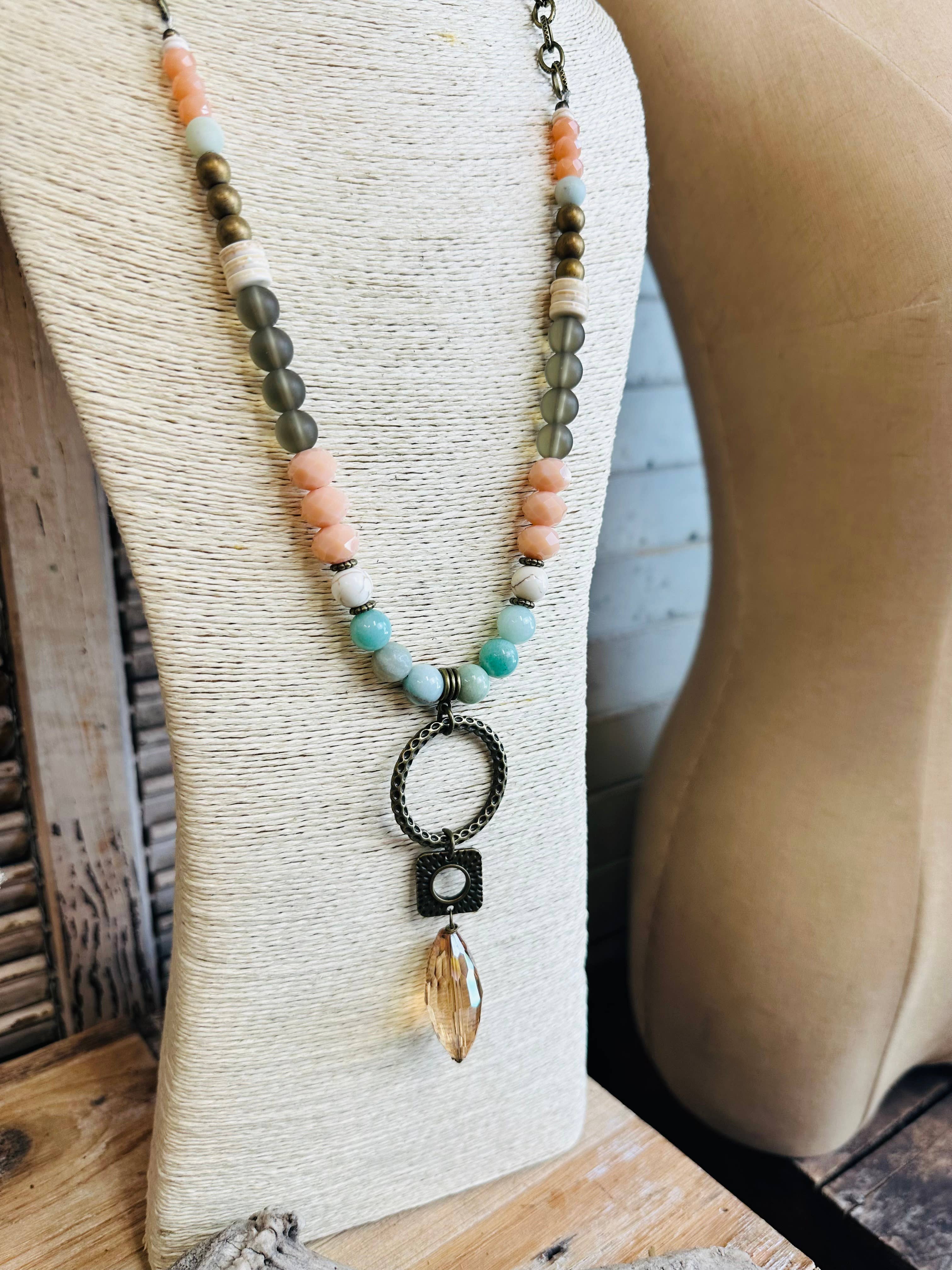 Scooples Jewelry - Wholesale Beaded Bracelet - Branded Blush Amazonite - Bracelet 5