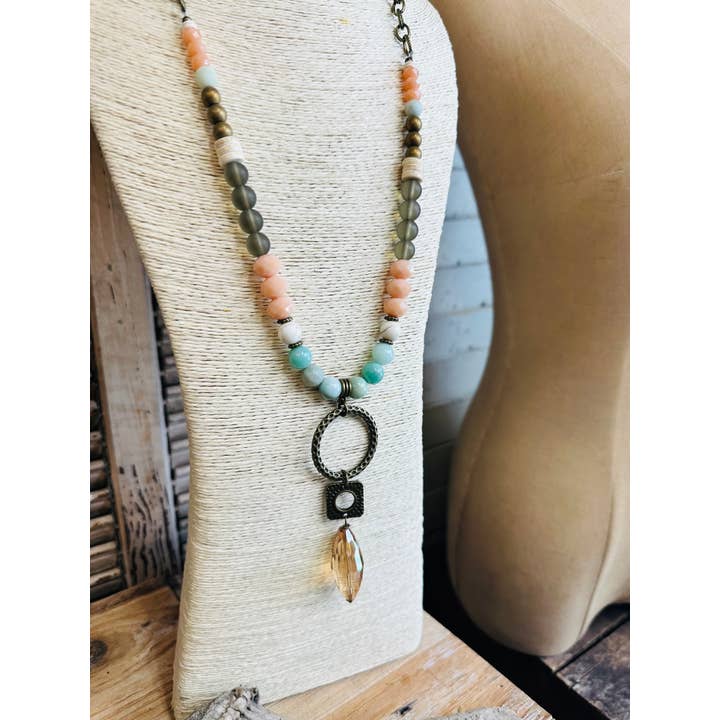 Scooples Jewelry - Wholesale Beaded Bracelet - Branded Blush Amazonite - Bracelet 5