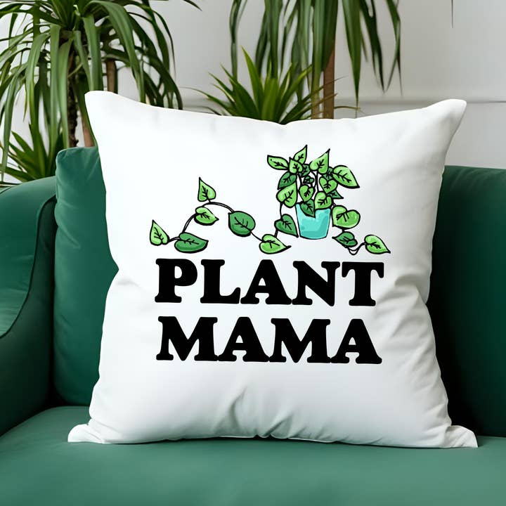 Plant Mama - Throw Pillow for wholesale by Moonlight Makers