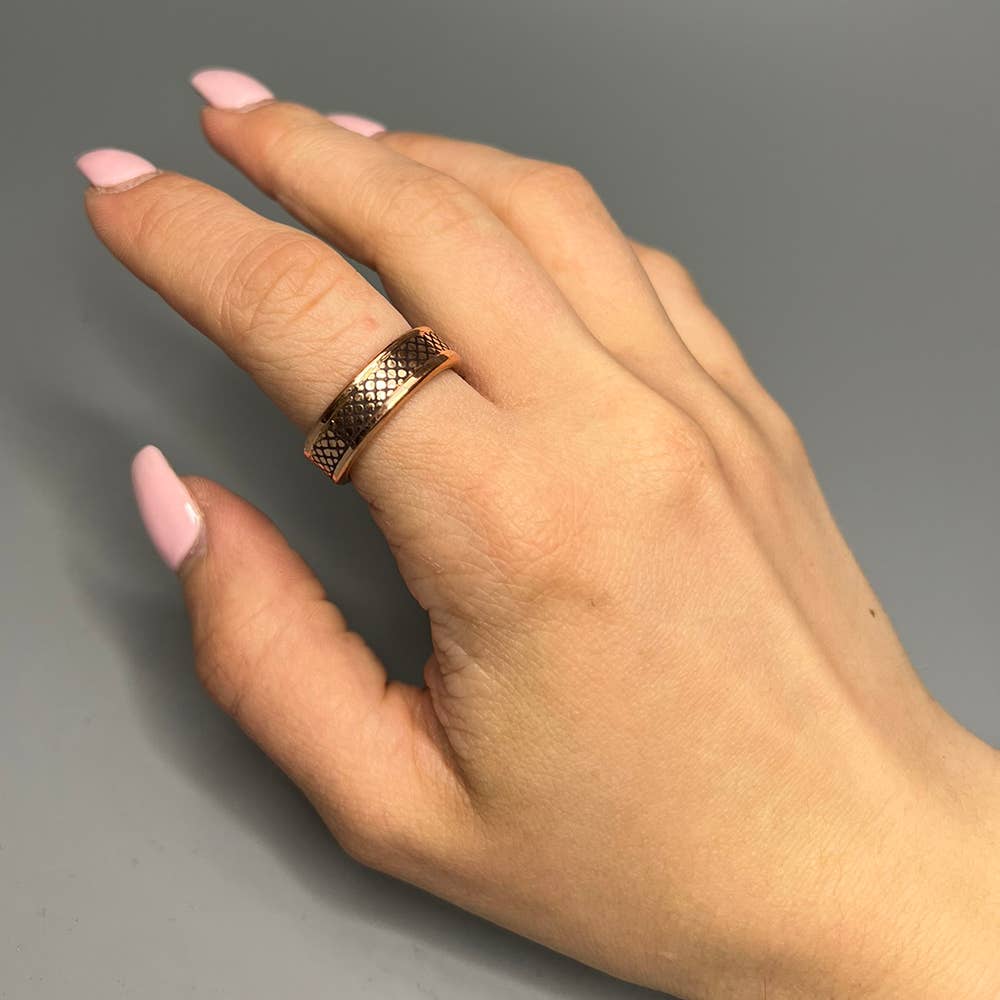 VIE – wholesale Band/stacked ring – Copper Rings51