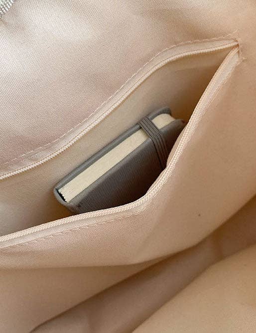 Sweetkama - Wholesale Tote Bag - Women's - Ladies Puff Solid Color Padded Cloud Tote Bag SKAB413412